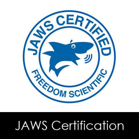 JAWS Certification Program - Certificate & Membership from Freedom Scientific