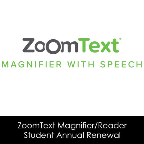 ZoomText Magnifier/Reader Student Annual Renewal