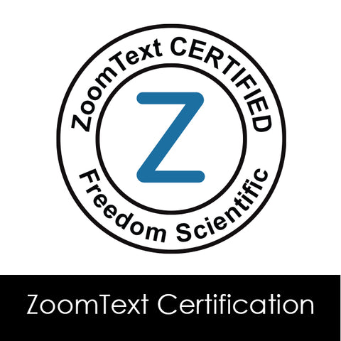 ZoomText Certification Program - Certificate & Membership from Freedom Scientific